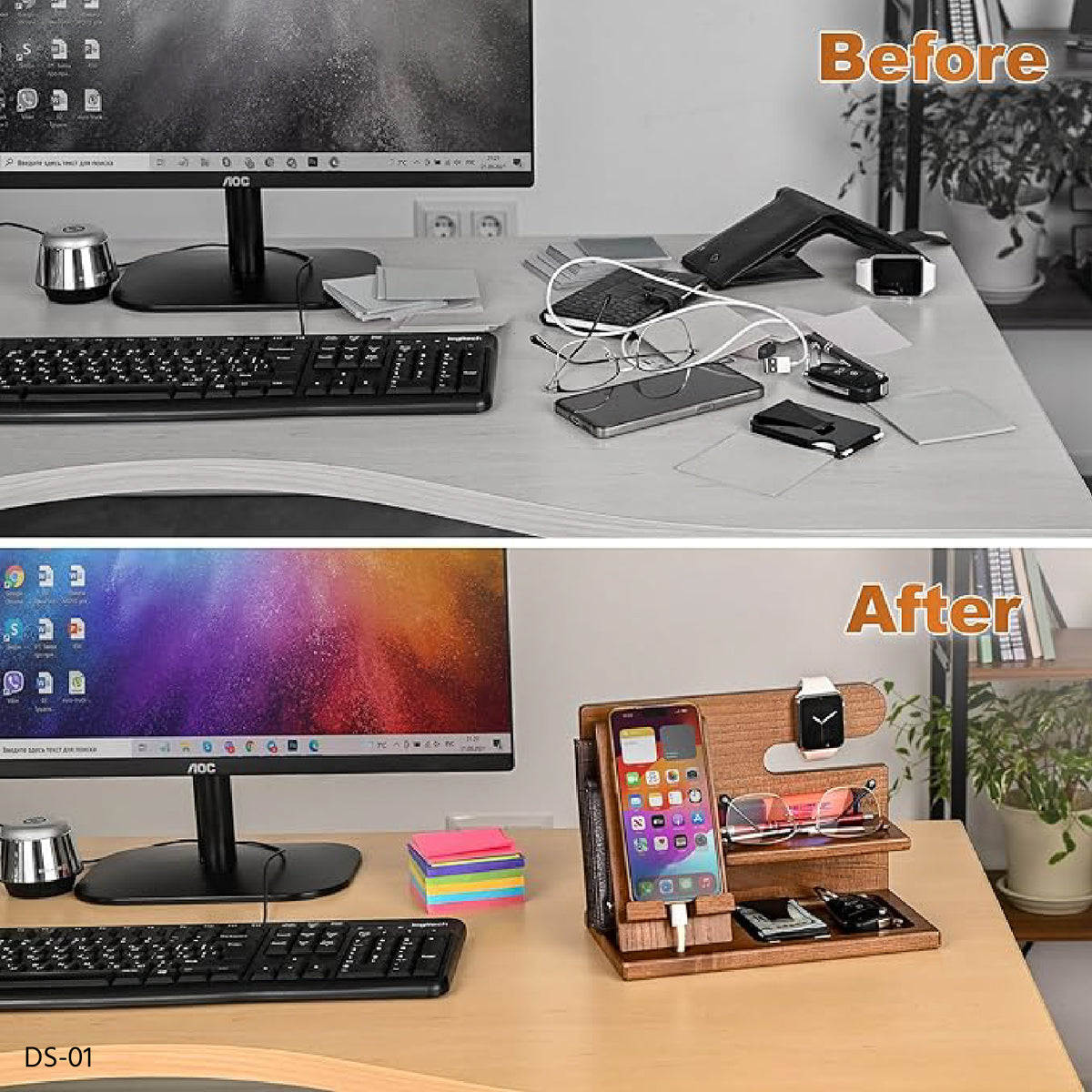 Shukriah Wooden Docking Station-DS-01
