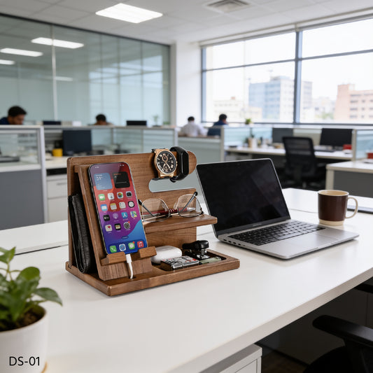 Shukriah Wooden Docking Station-DS-01