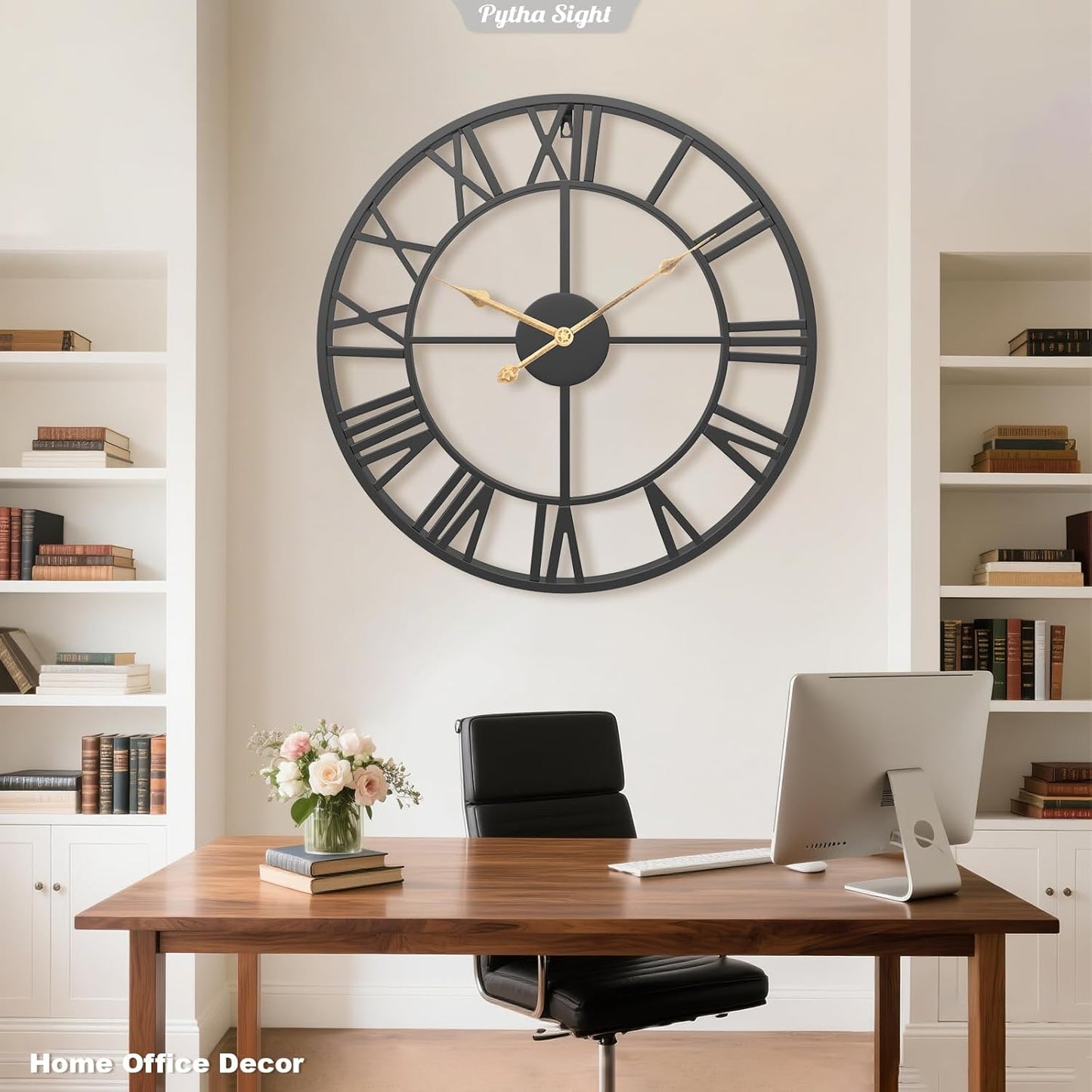 Shukriah Roman Wooden Wall Clock