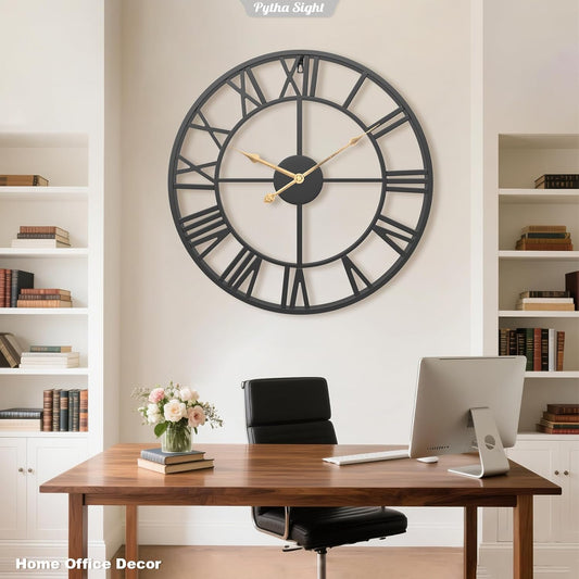 Shukriah Roman Wooden Wall Clock