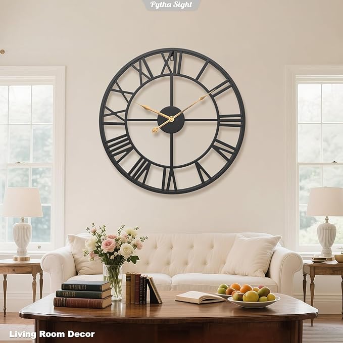 Shukriah Roman Wooden Wall Clock
