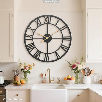 Shukriah Roman Wooden Wall Clock