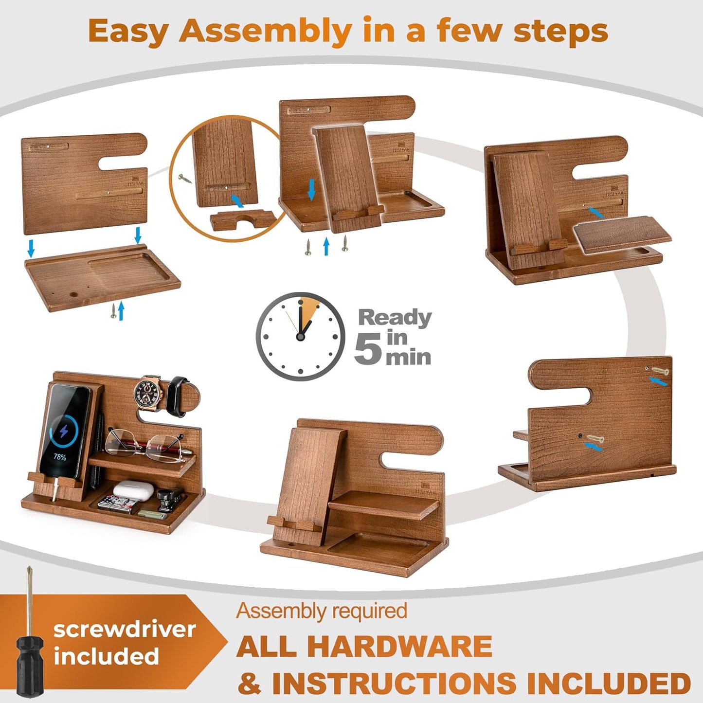 Shukriah Wooden Docking Station