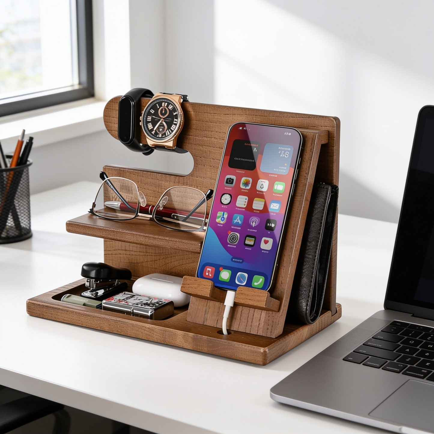 Shukriah Wooden Docking Station