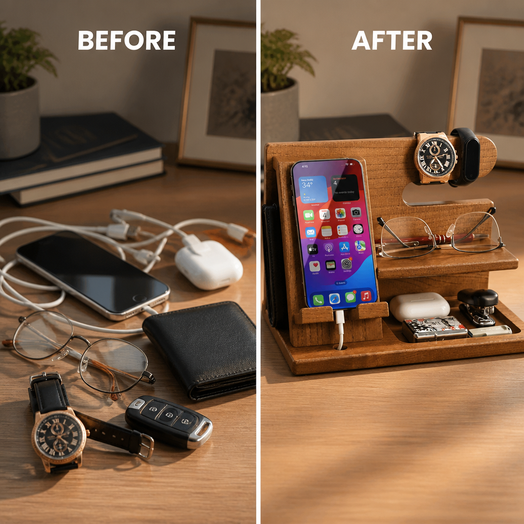 Shukriah Wooden Docking Station
